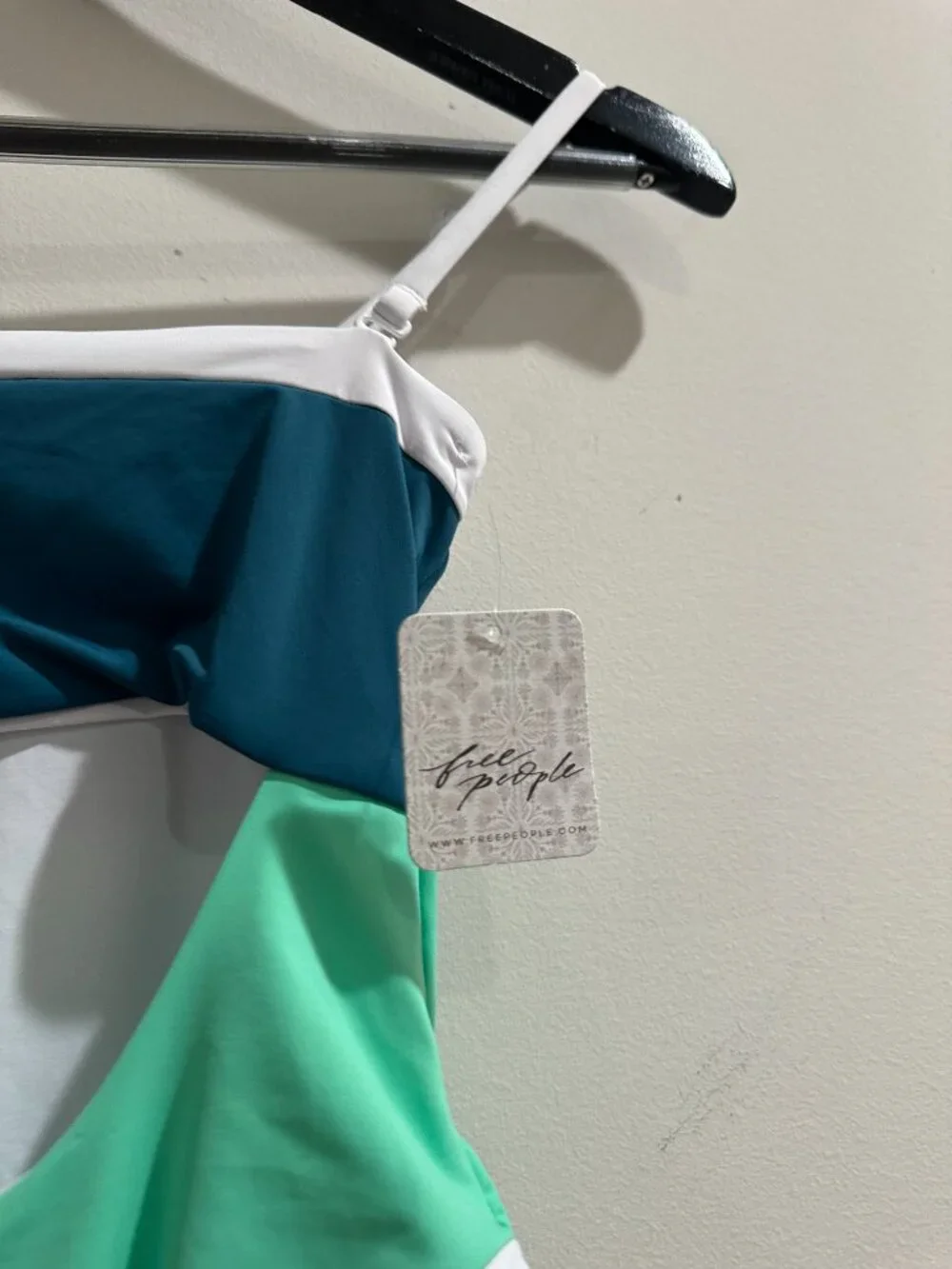 ONEONE Free People Alisha One-Piece Swimsuit in Spearmint Size X-Small NWT